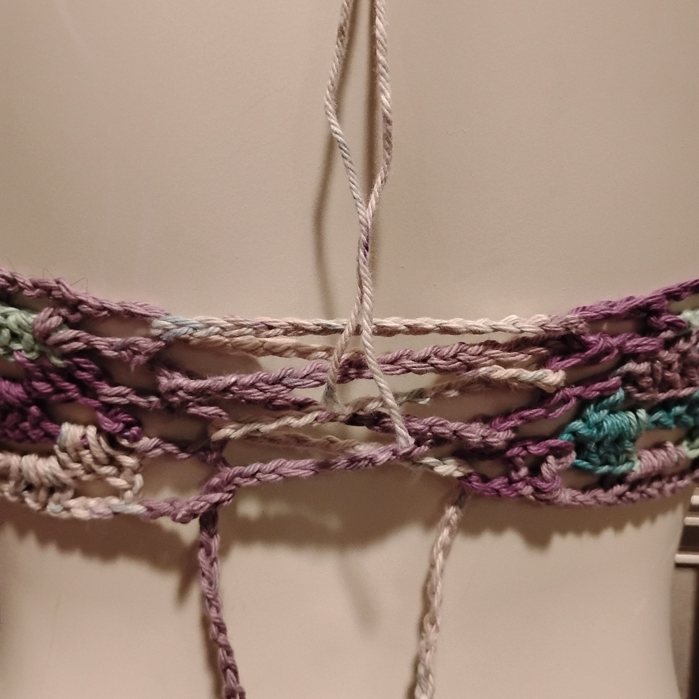 Multicolor Crochet Halter Top - Picture 14 of 14
